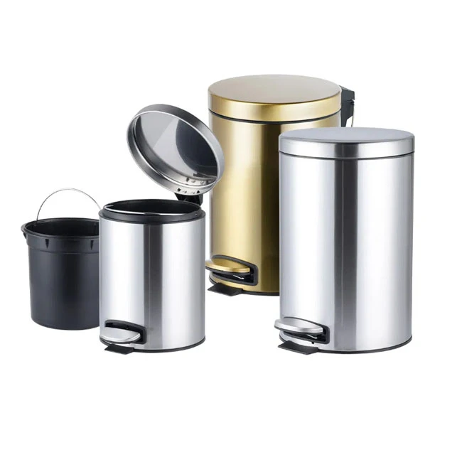 3l Stainless Steel Pedal Bin